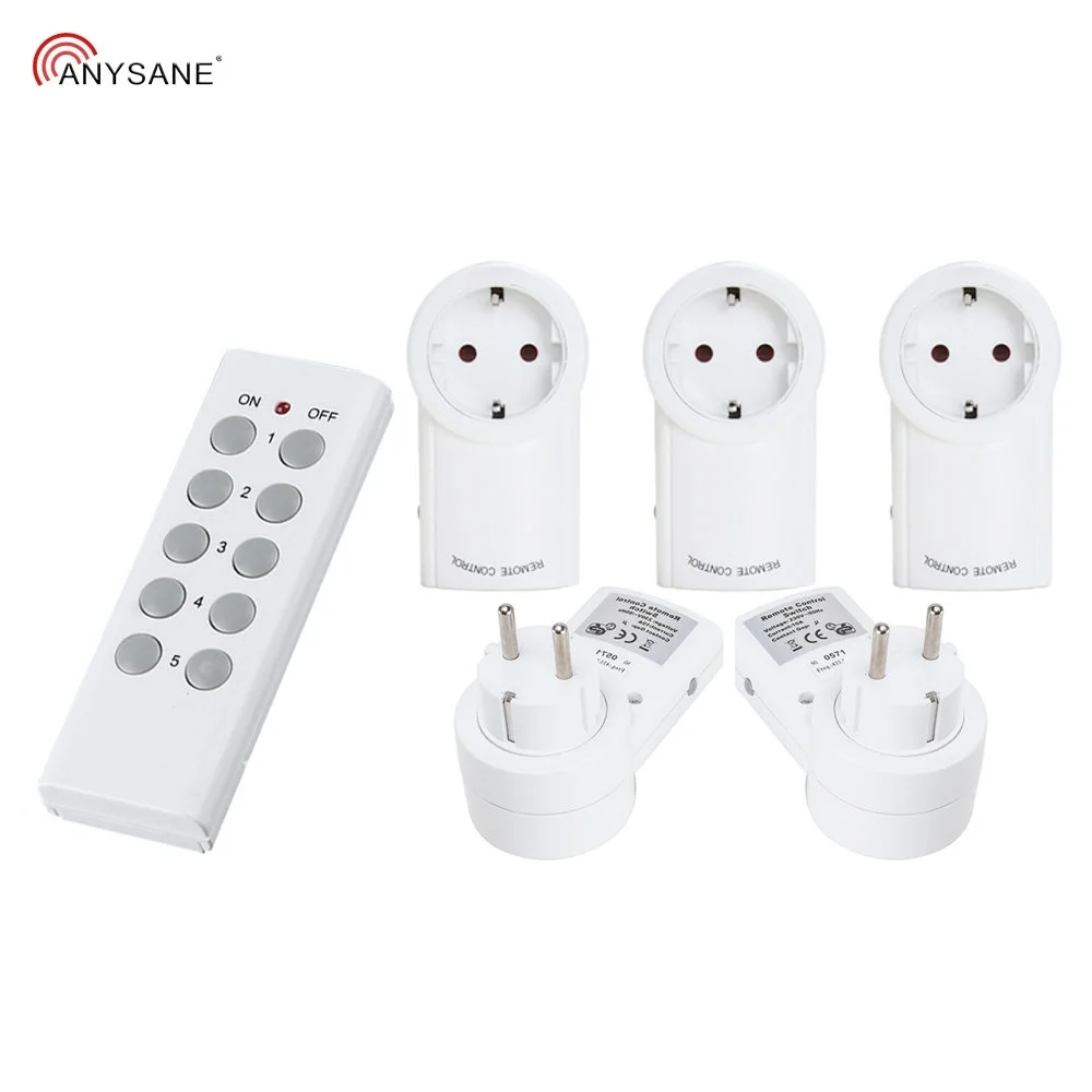 

Universal wireless Remote Control Power Wall socket For Smart Home with RF 433.92mhz EU plug