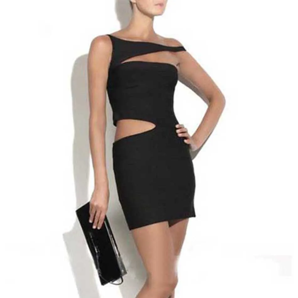 Sue-Dream-2017-new-women-fashion-black-halter-neck-bandage-dress-back-Spaghetti-Strap-Elegant-hollow (1)