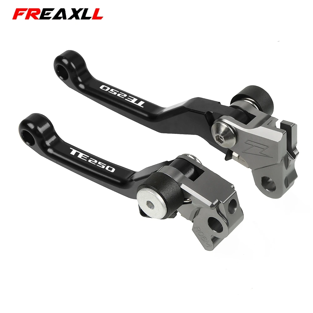 Motocross CNC Aluminum Dirt Bike Pit bike Pivot Handle Lever Brake Clutch Levers For HUSQVARNA TE250 TE 250 2017 Motocross CNC Aluminum Dirt Bike Pit bike Pivot Handle Lever Brake Clutch Levers For HUSQVARNA TE250 TE 250 2017