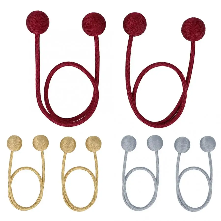Hooks 2pcs Anti-Slip Curtain Buckle Tiebacks Free Style Twisted Window Tie Band living room | Дом и сад