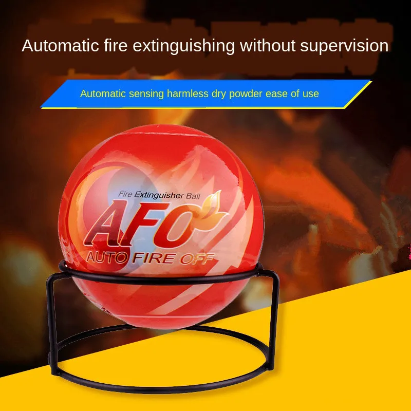 AFO Fire Ball Automatic Dry Powder Car Fire Extinguisher For Cars House Fire Suppression Device 1.3KG Fire Extinguishing Ball