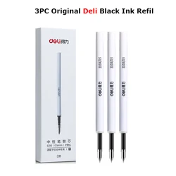 Sleek Metal Gel Rollerball Pen - 0.5MM for Office, Students, and Business Use (3Deli Black Refill)