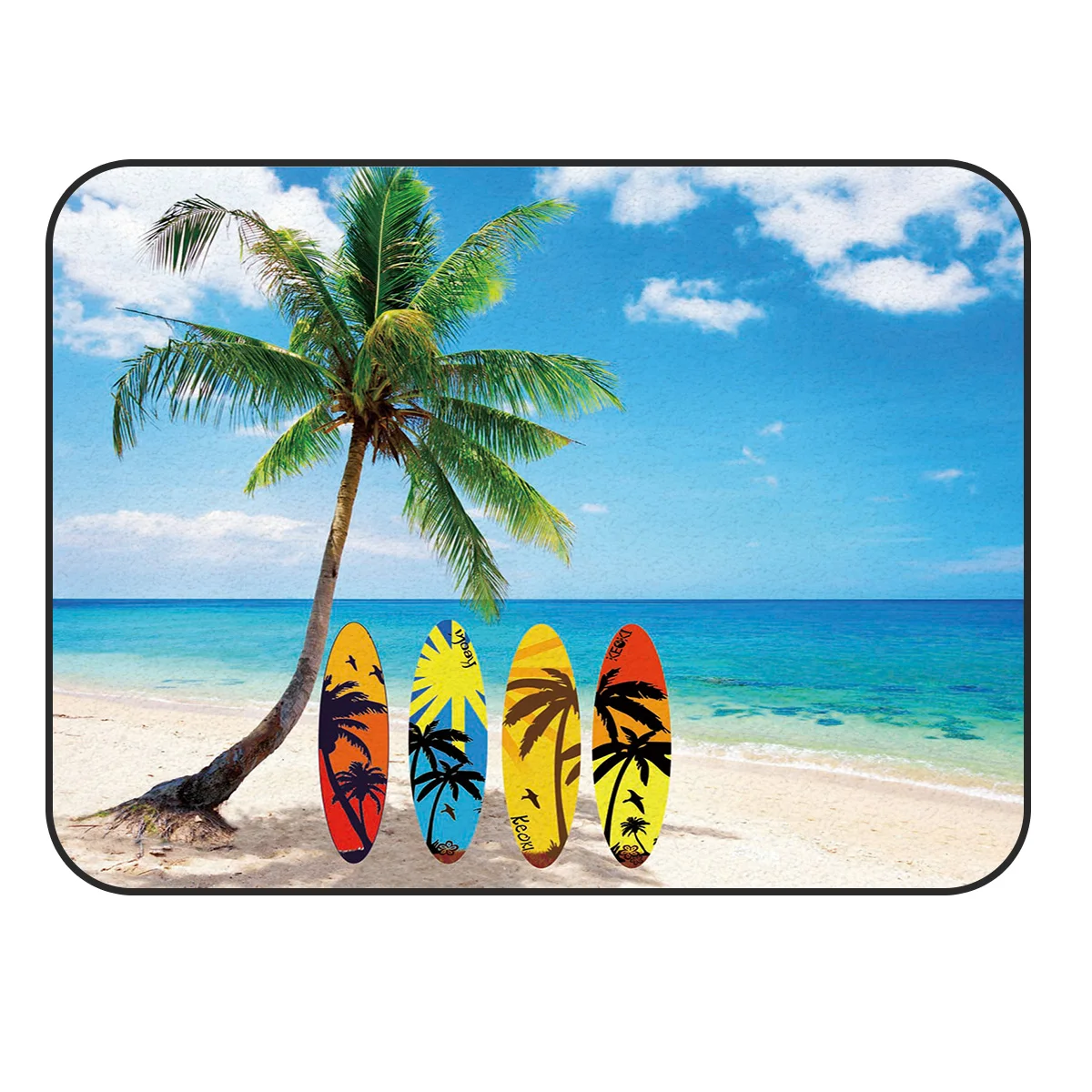 CHARMHOME Мягкий Коврик Противоскользящий коврик пляжный кокосовый серфинговый разноцветный ковер для гостиной коврик для спальни домашние декоративные предметы