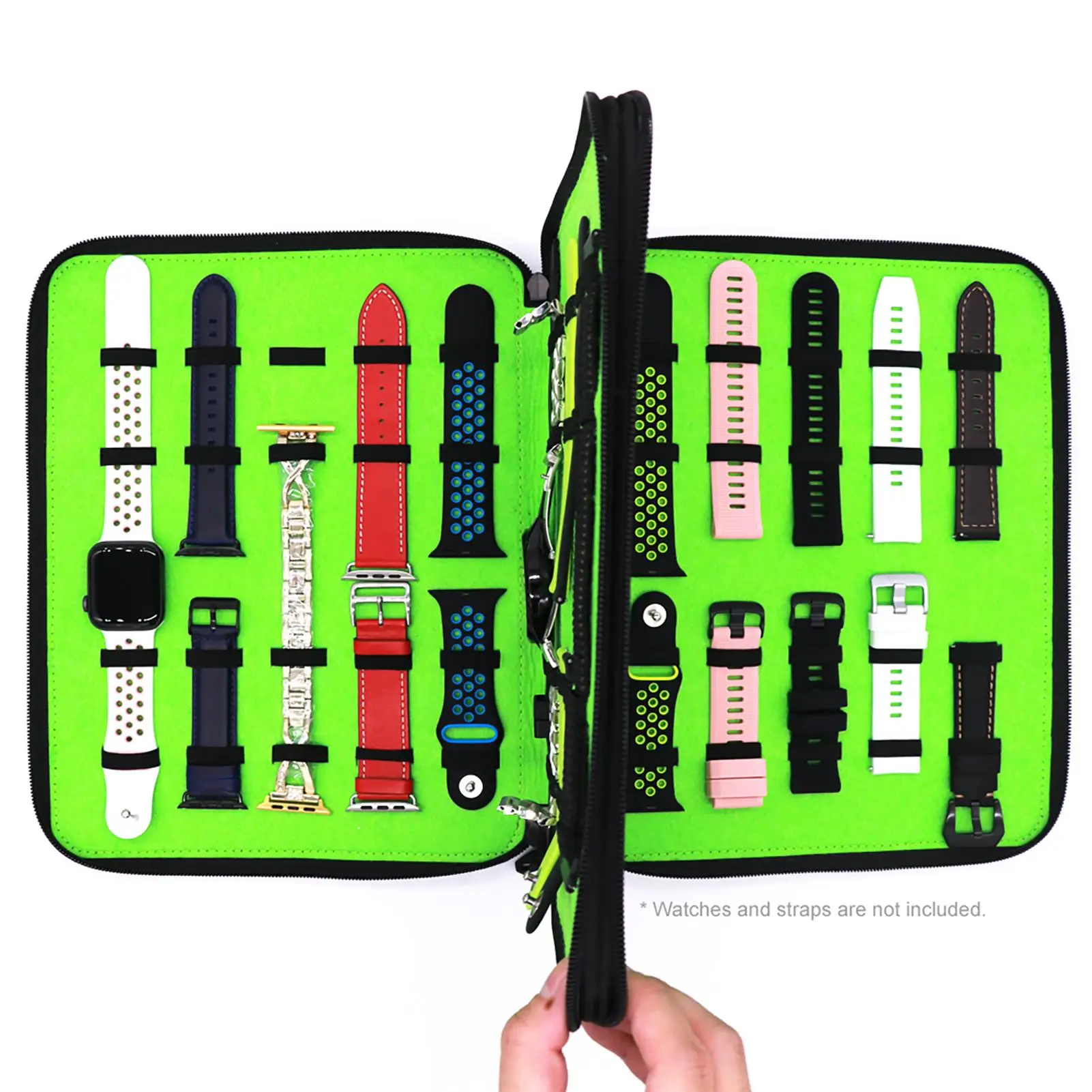 

Durable Watch Watchband Display Box Case Storage Container Bag Organizer Gift