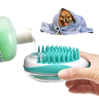 

Pet Dog Bath Brush Comb Silicone SPA Shampoo Massage Brush Shower Hair Removal Comb For Dogs Cats Cleaning Grooming Tool