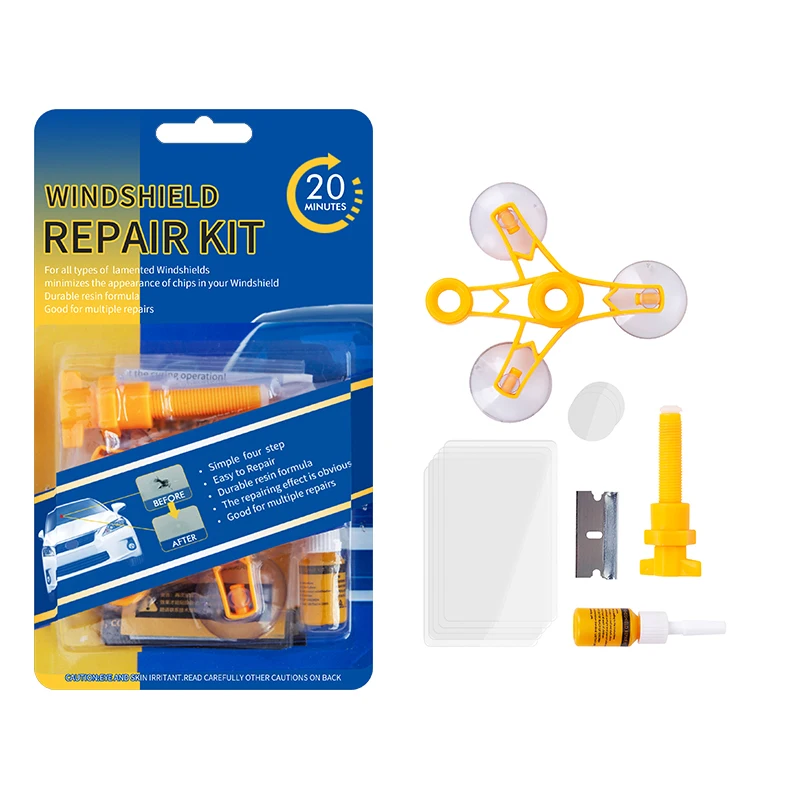 

Car Windshield Repair Kit Auto Window Glass Anti-scratch Repair ToolsCrack Restore Glass Window Repair Resin Glue