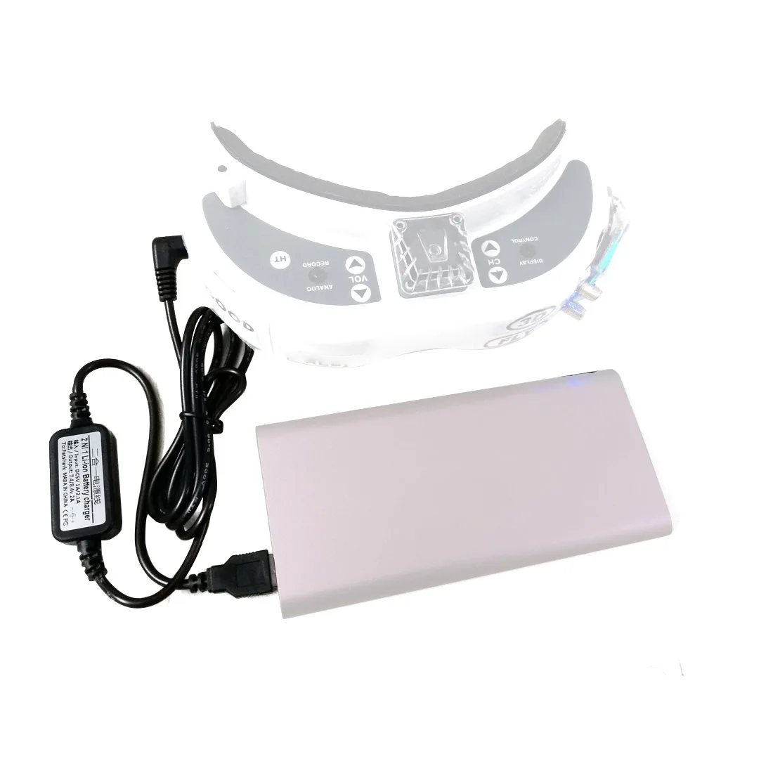 2 в 1 Lipo/li ion аккумулятор зарядный кабель зарядное устройство постоянный ток 7 4 В А