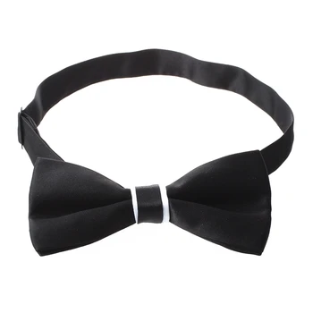 

Tie formal Classic Vintage bowtie for men black + white