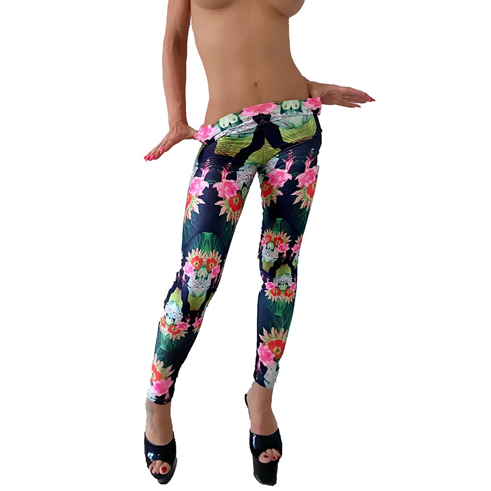 2021 New Beautiful Paisley Print Women Fitness Pants High Quaility High Waist Plus Size Comfortable Elastic Leggings