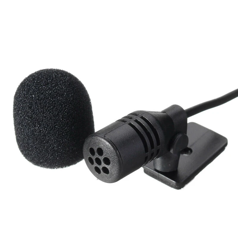 

3meter Car microphone Radio GPS Bluetooth Enabled Audio External Bracket Voice Navigation Dash Lapel