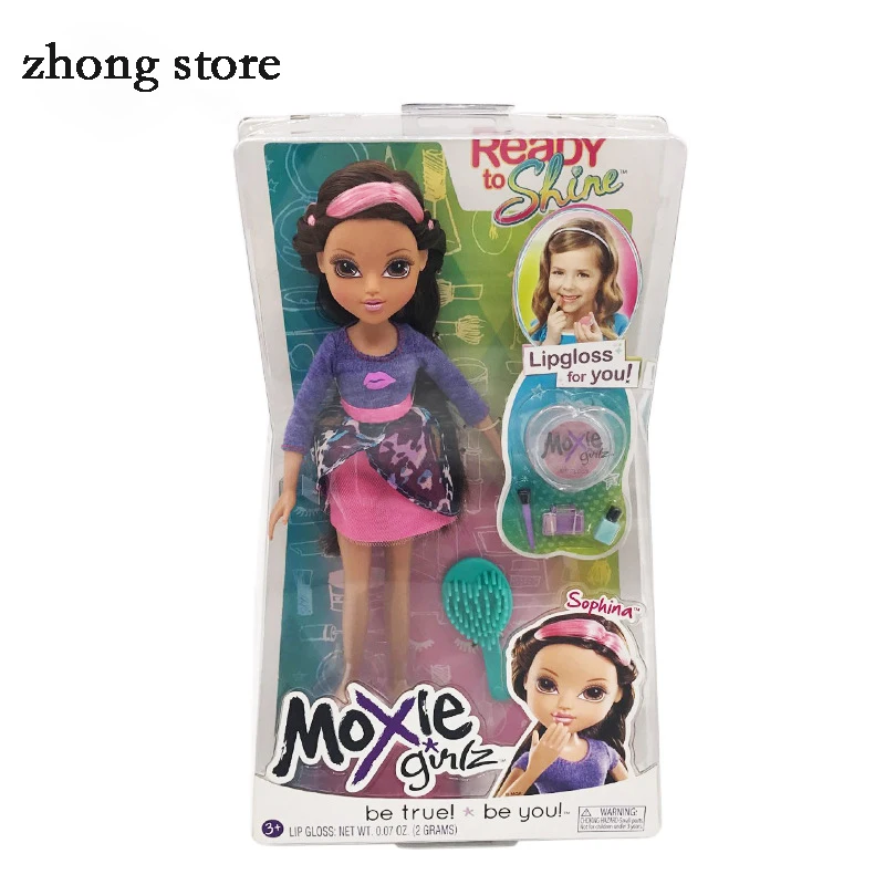 26 см оригинальная коробка moxie кукла макияж и одеваются кукла девушки лучший подарок