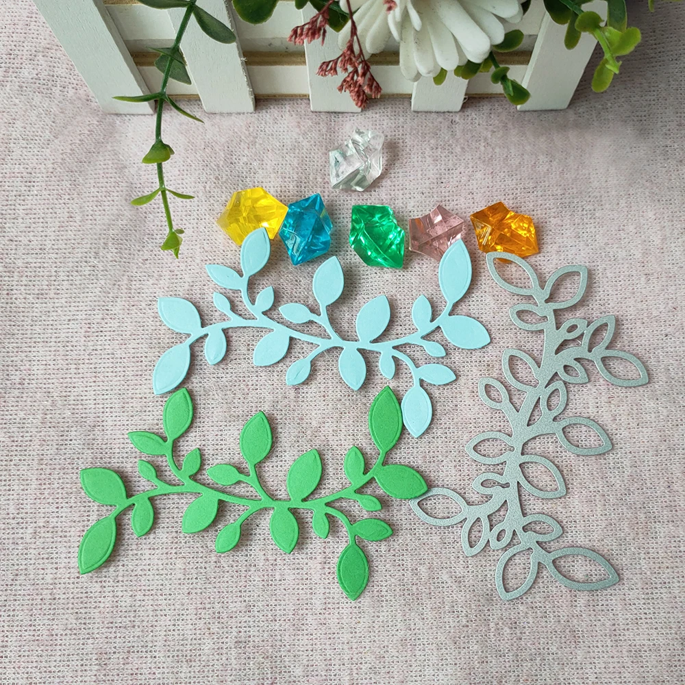 

New Branches leaves cutting Die mould pattern scrapbook die embossing DIY handicraft paper card photo album metal