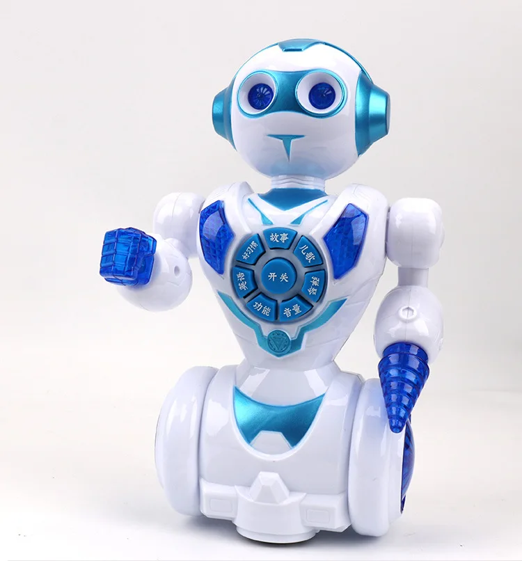 Умное устройство для раннего обучения робот Сияющий музыкальный Танцующий Робот Детская развивающая игрушка подарок