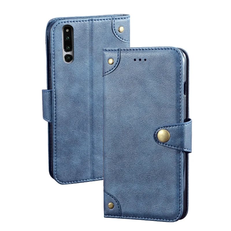 Деловой кожаный чехол для Huawei Honor Magic 2 роскошный винтажный флип-бумажник 3D Ретро