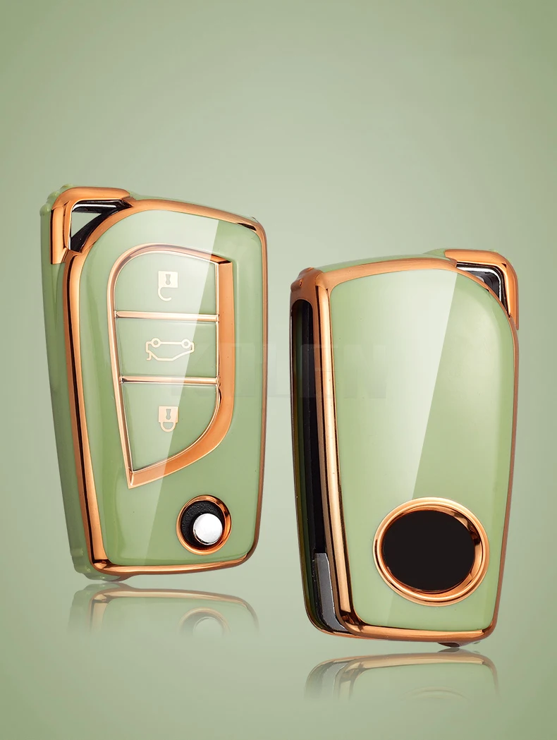 Cover Chiave/telecomando per Toyota Hilux Yaris RAV4 Corolla Avensis Aygo Verso Scion TC Auris - H6ee6a85d788344ac81bc090aff388a12b