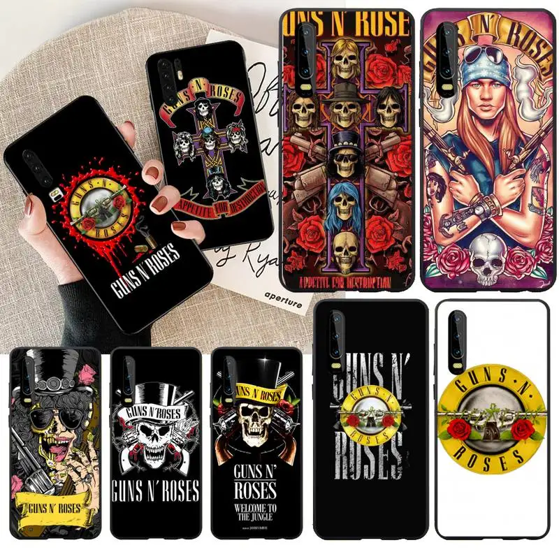 Чехол HPCHCJHM Guns n roses для телефона Huawei Honor 20 10 9 8 8x 8c 9x 7c 7a Lite view pro | Мобильные телефоны и