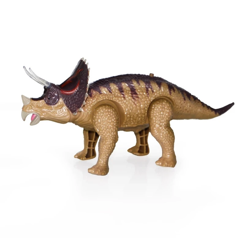 Kid Educaitional Toy High Simulation Electric Dinosaur Can Walking  Music Sound Flash Light Effect Boy Gift Model Dinosaur Robot 6