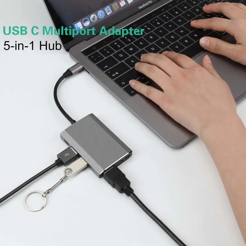Basix USB C концентратор типа C для мульти USB 3,0 концентратор HDMI адаптер док-станция для MacBook Pro huawei P30/P20 USB-C 3,1 сплиттер 3 порта USB концентратор