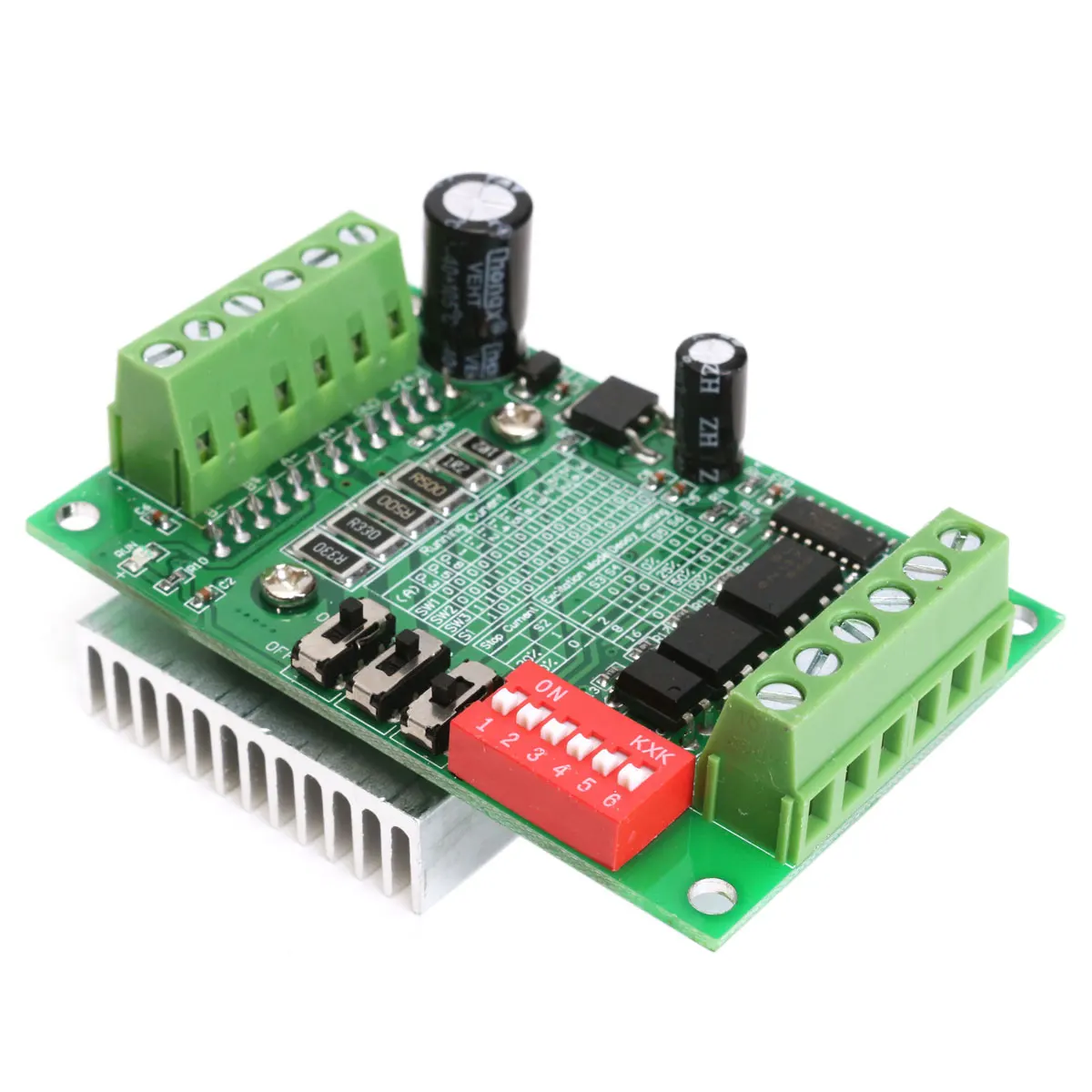 TB6560 3A фрезерный станок с ЧПУ 1 осевой контроллер шаговый двигатель драйвер Модуль платы постоянного тока 10-35 В автоматическая функция половина тока