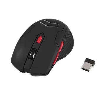 

Plug & Play 2.4GHz Wireless Optical Mouse with DPI Adjustable & 6 Buttons With USB 2.0 Receiver for PC Laptop