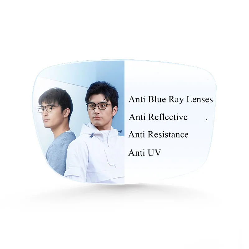 Chashma Anti Blue Ray Prescription Lenses Optical Glass for Eye