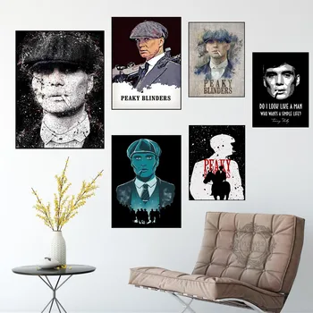 

Peaky Blinders Shelby Fan Artwork Wall Art Canvas Painting Poster For Home Decor Posters And Prints Pictures картины на стену