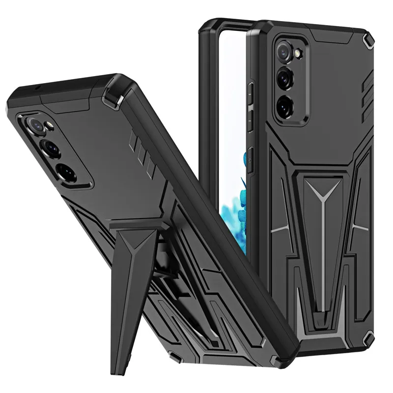 Чехол для Samsung Galaxy S9 S10 Plus S20 FE противоударный бронированный чехол-подставка