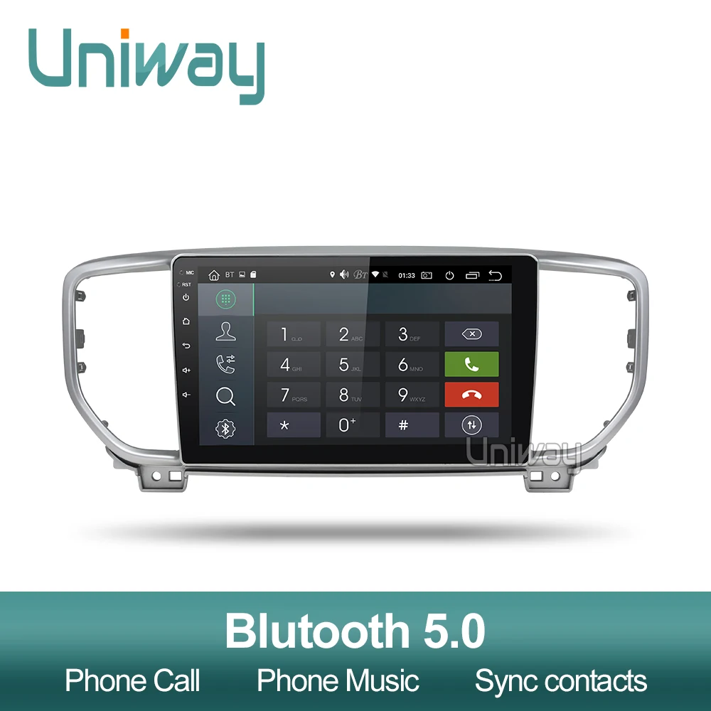 Uniway A19KX5 android 8,1 автомобильный dvd для kia sportage kx5 Автомобильный dvd Радио Стерео gps навигация с рулевым колесом