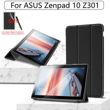 Чехол на магните для планшета ASUS Zenpad 10 Z301MLF Z301ML Z301 10,"(Новинка года), ультратонкий Магнитный чехол-подставка+ подарок