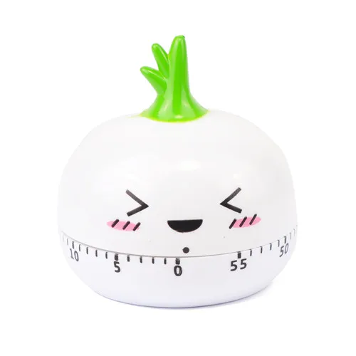 4 Cartoon Animal Vegetable Shape 60 Minute Timer Easy Operate Kitchen Timer Cooking Baking Helper Kitchen Tools Home Decoration - Цвет: 4