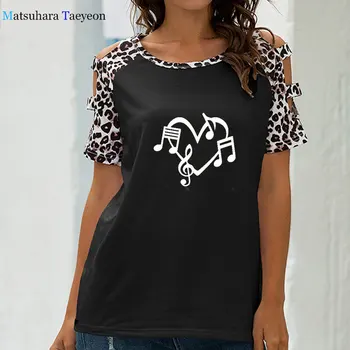 

Music Notes Heart Love Graphic t shirts Cotton O Neck Short Sleeve Summer T-Shirt Tops music t shirt For Girls Casual Tshirt