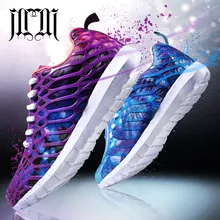 MUMUELI/Новинка года; разноцветная обувь; цвет синий, фиолетовый, розовый, зеленый; дизайнерская повседневная обувь для мужчин и женщин; кроссовки; модные кроссовки; Q65-1; большие размеры