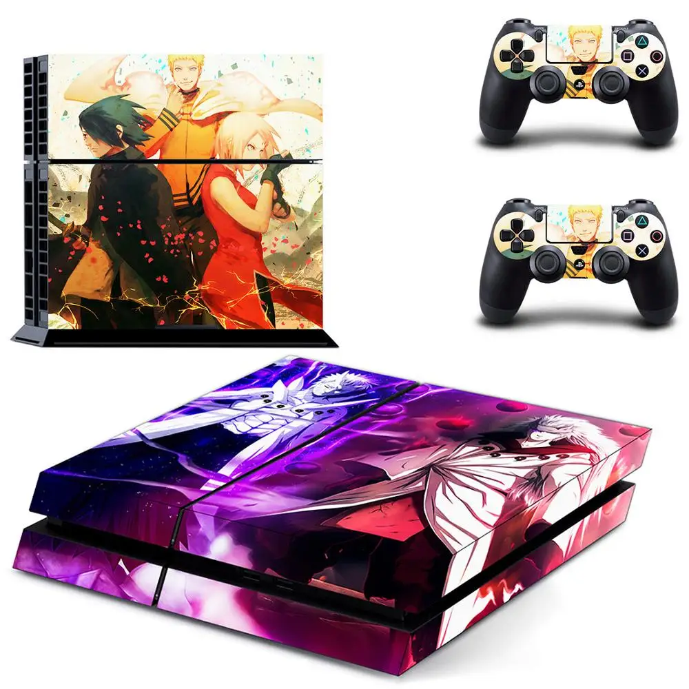 PS 4 стикеры Naruto PS4 Виниловая наклейка для кожи Play station 4 Наклейки Adesivos Pegatinas для консоли playstation 4 и 2 контроллера - Цвет: DPTM1666