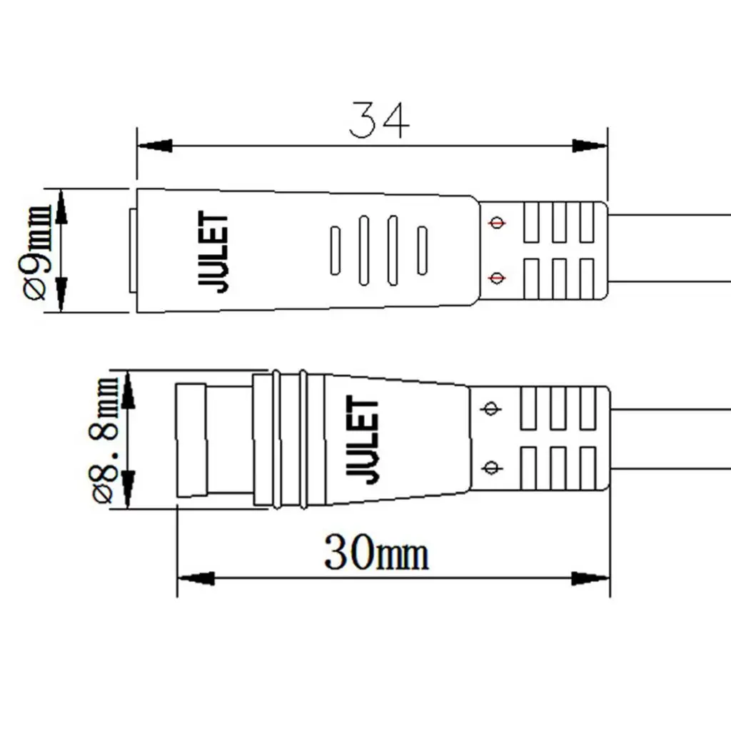E-Bike Extension Cable Extender Mid-Drive Motor Electric Bicycle Converting Cable Wire Components 90-95cm 2 / 3 / 5 / 6Pin