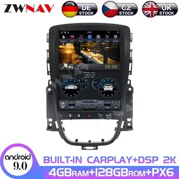 

Tesla Screen Built-in DSP Carplay GPS Navigation PX6 Android 9 4GB+128GB For OPEL Astra J 2010 + Multimedia Head Unit IPS Radio