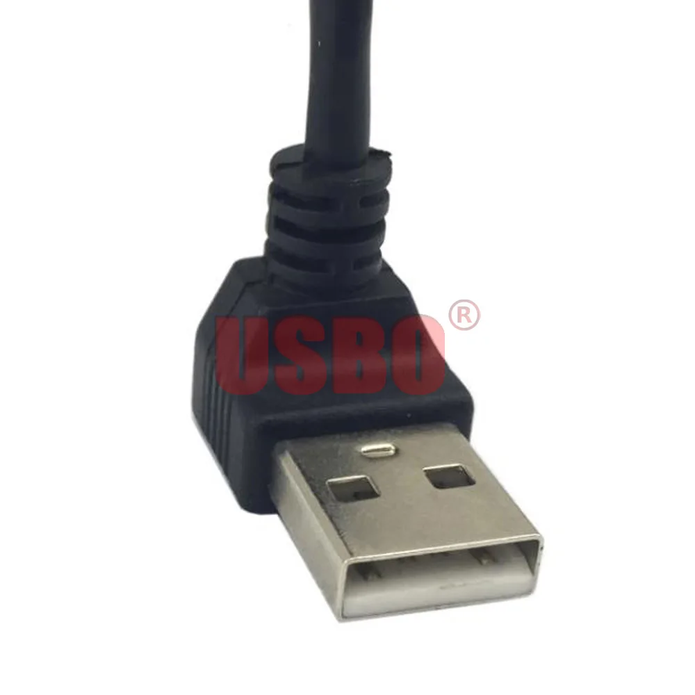 Высококачественный локоть 90 градусов черный 0 2 м USB стандартный штекер принтер