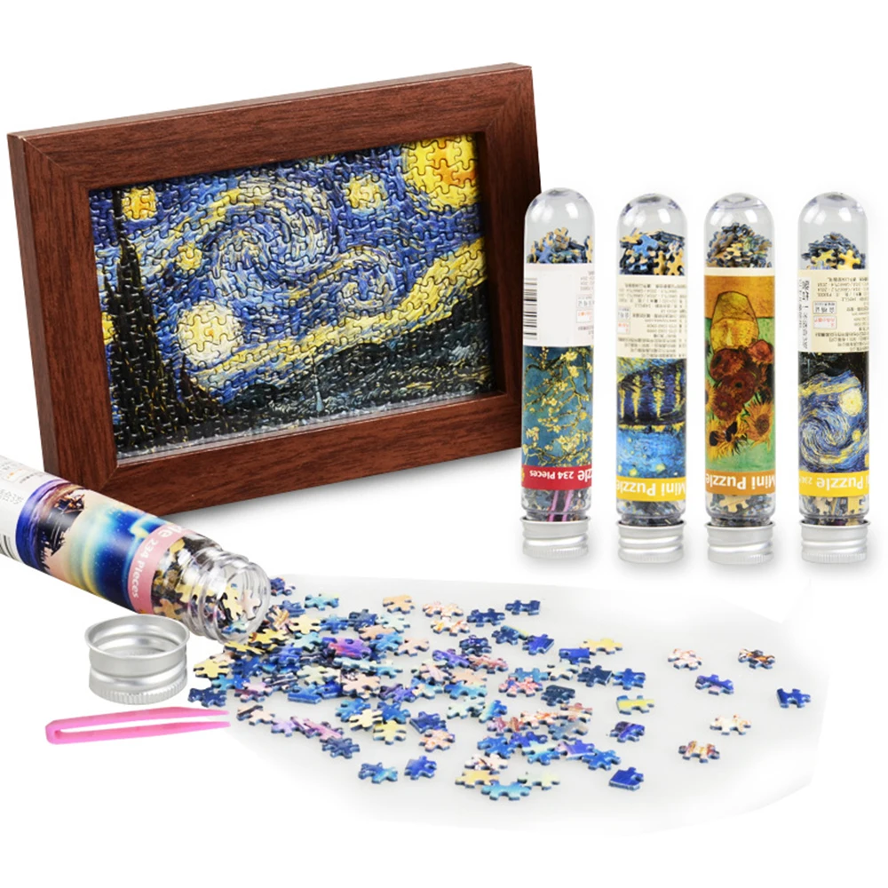 Подарок на день рождения мини пазлы с картинкой пазл пейзажем Обучающие игрушки