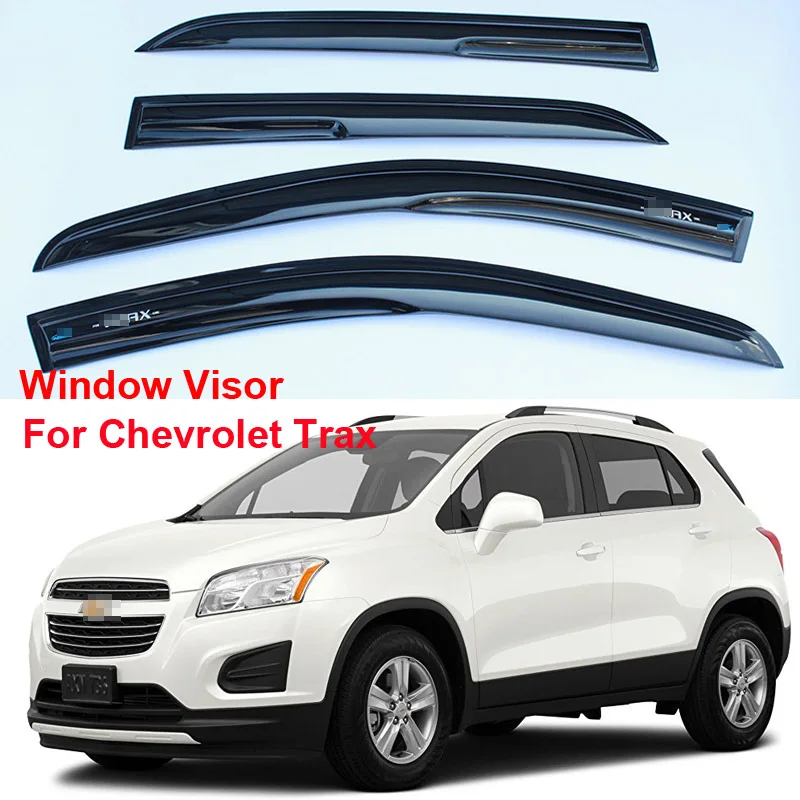 

4pcs Deflector-Cover Window Visor Shade Vent Wind Rain Deflector Guards For Chevrolet Trax
