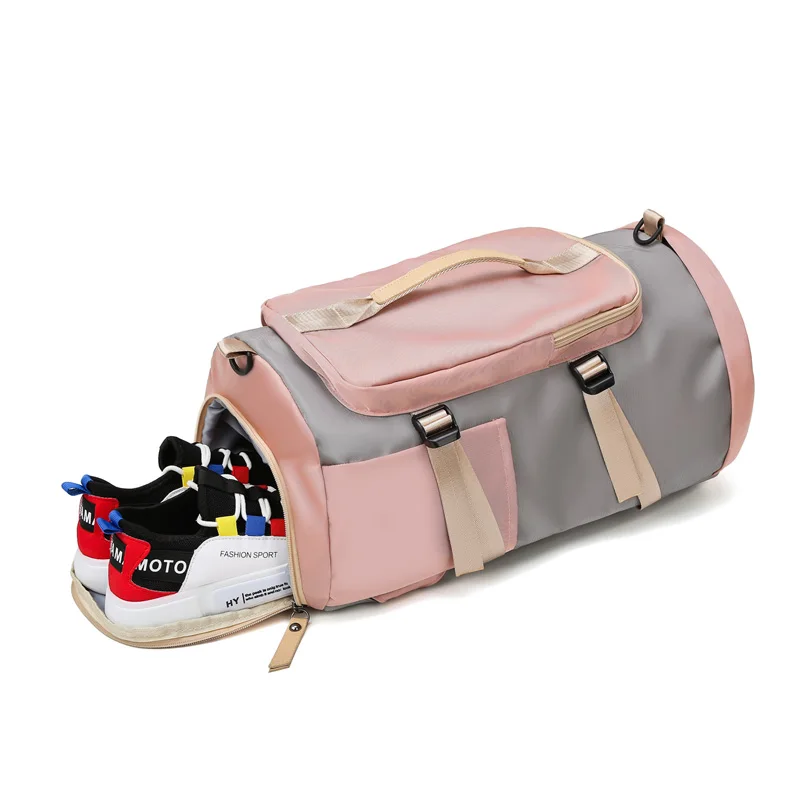 Спортивная сумка с карманом для обуви Многофункциональный вместительный фитнес-рюкзак для походов, занятий спортом, йогой, пилатесом, путешествий