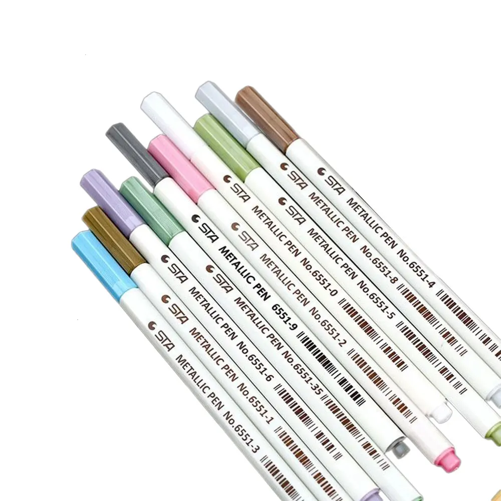 Marker Pen 10Pcs/Box ABS Photos Writing Tool School High Quality Gifts Graffiti Car Tyre Stationery Non-Toxic
