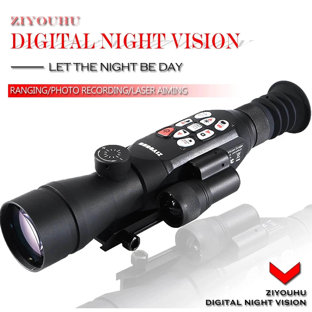 PROD 1005001698524639 Digital Night Vision Sniper Scope HD Infrared
Sight Monocular Riflescope Ranging Aiming Device Mount on Rifle for
Hunting
