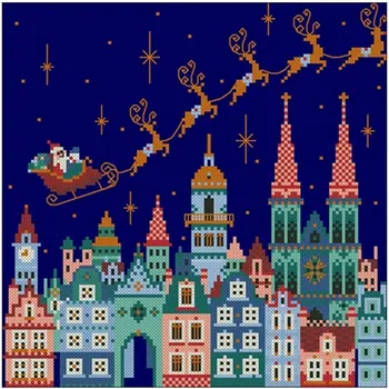 

Symbol of love-deer patterns Counted Cross Stitch 11CT 14CT DIY Chinese Cross Stitch Kit Embroidery Needlework Sets