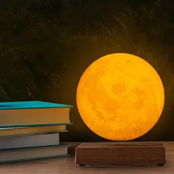 

Magnetic Levitation LED Touch Control Moon Night Lamp Creative 3D Print Decorative Lighting Valentines Birthday Present