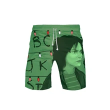 Для отдыха в стиле хип-хоп 3D странные вещи с принтом летние шорты для мужчин модные трендовые пляжные шорты популярные повседневные летние шорты Харадзюку