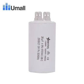 

CBB60 450V 20uF running generator motor capacitor four 4pins for washing machine air conditioners water pump