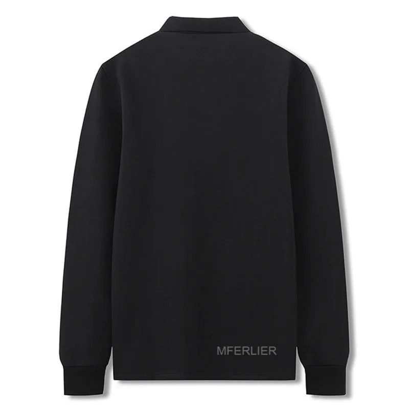 Весна осень плюс размер рубашка поло 5XL 6XL 7XL 8XL бюст 140 см флисовая повседневная мужская рубашка Поло