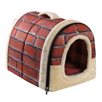 

Convenient Foldable Pet Dog Bed Dog House Kennel Nest With Mat Cat Bed House For Small Medium Dogs Travel Pet Bed Bag Product