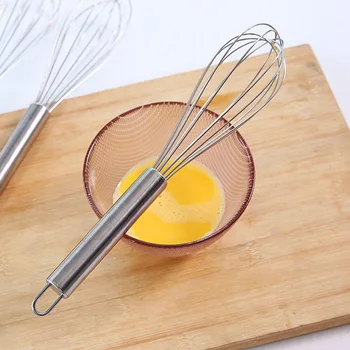 

Semi-automatic Mixer Egg Beater Manual Self Turning Stainless Steel Whisk Hand Egg Cream Stirring Kitchen Tools