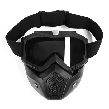 

Glasses-mask for riding on Torso motorcycles, collapsible, glass with darkening, black
