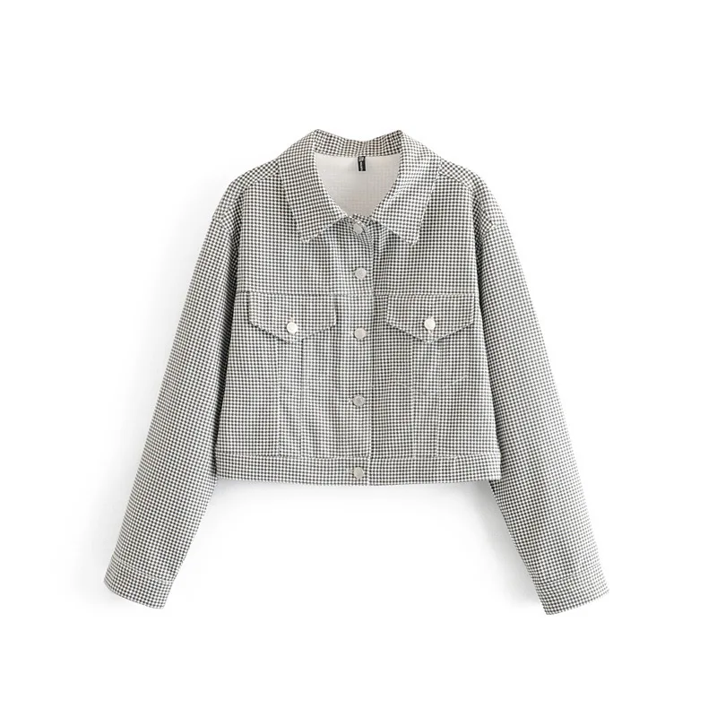 

2019 Western Style Spring And Summer WOMEN'S Dress New Style Thousands of Birds Jeans Coat Tops